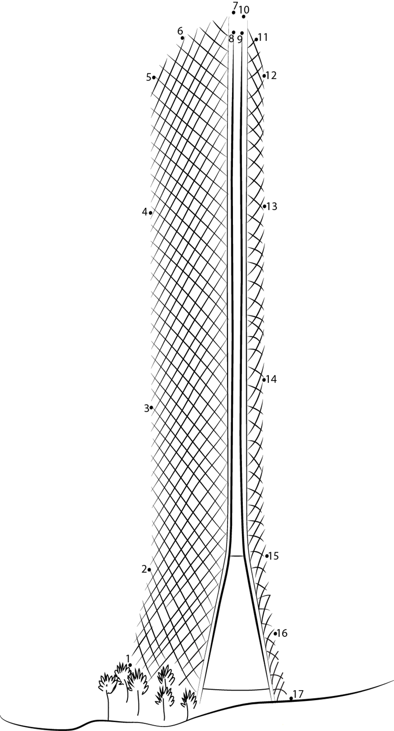 World One Skyscraper printable dot to dot worksheet