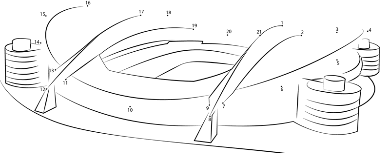 Anz Stadium dot to dot worksheets