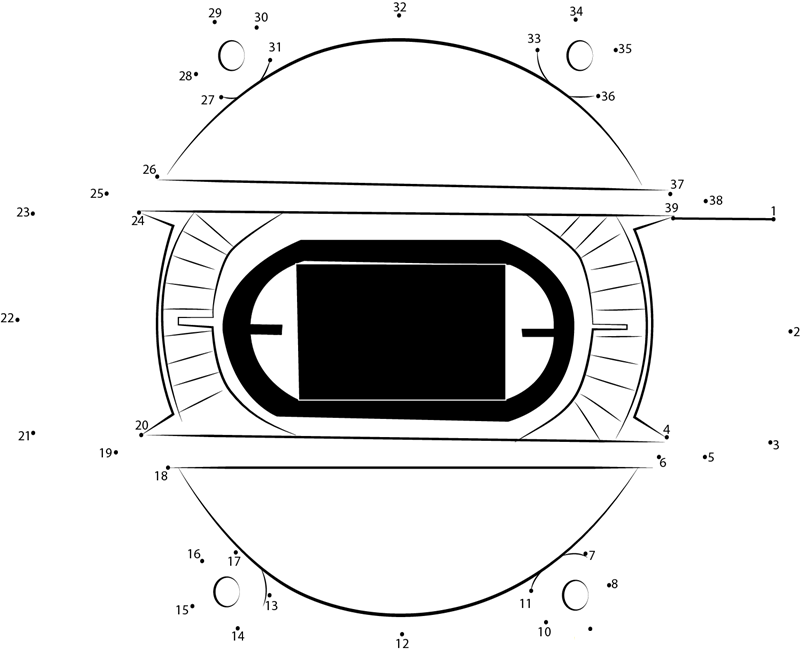 The Olympic Stadium Australia dot to dot worksheets