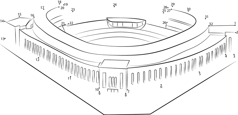 White City Stadium dot to dot worksheets