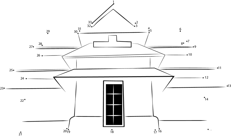 Vadakkumnathan Temple dot to dot worksheets