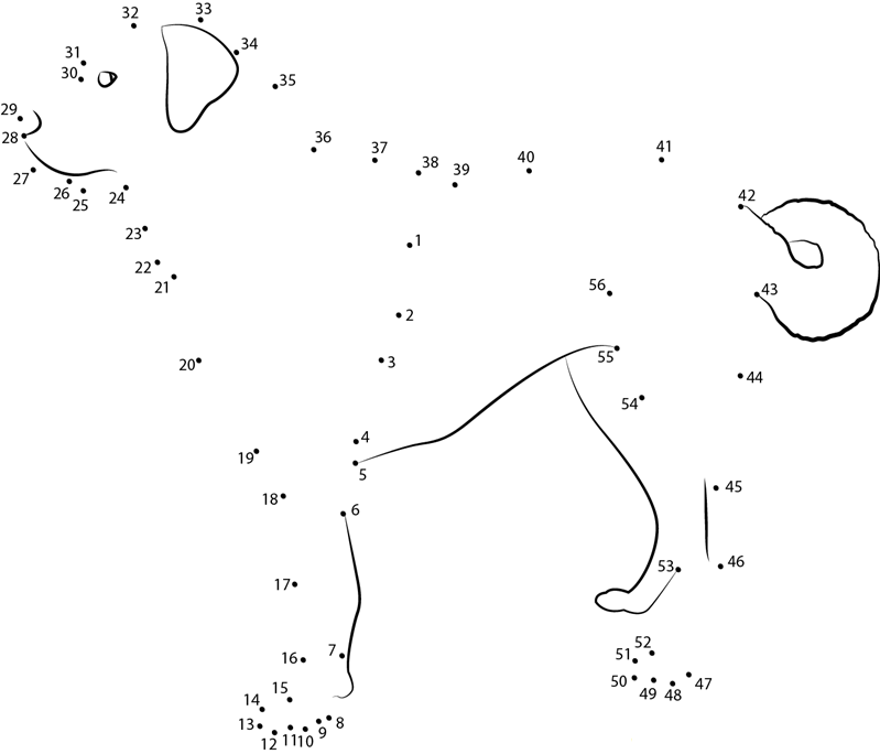 Anatolian Shepherd Dog dot to dot worksheets