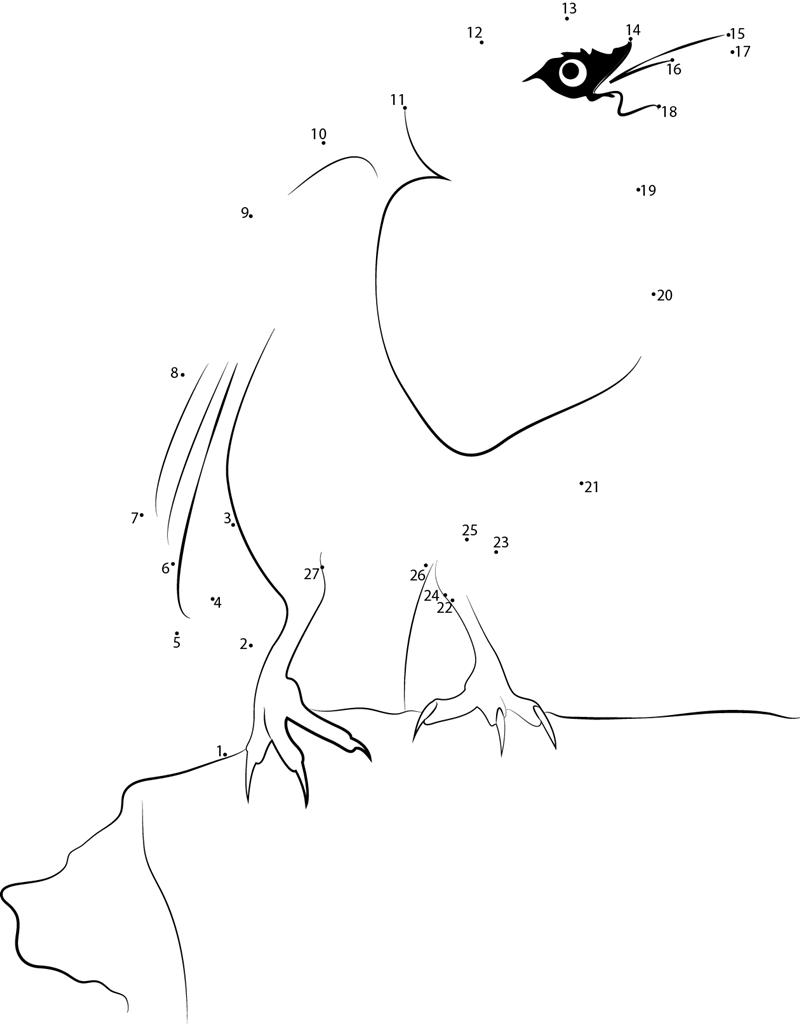 Xanthocephalus Xanthocephalus dot to dot worksheets