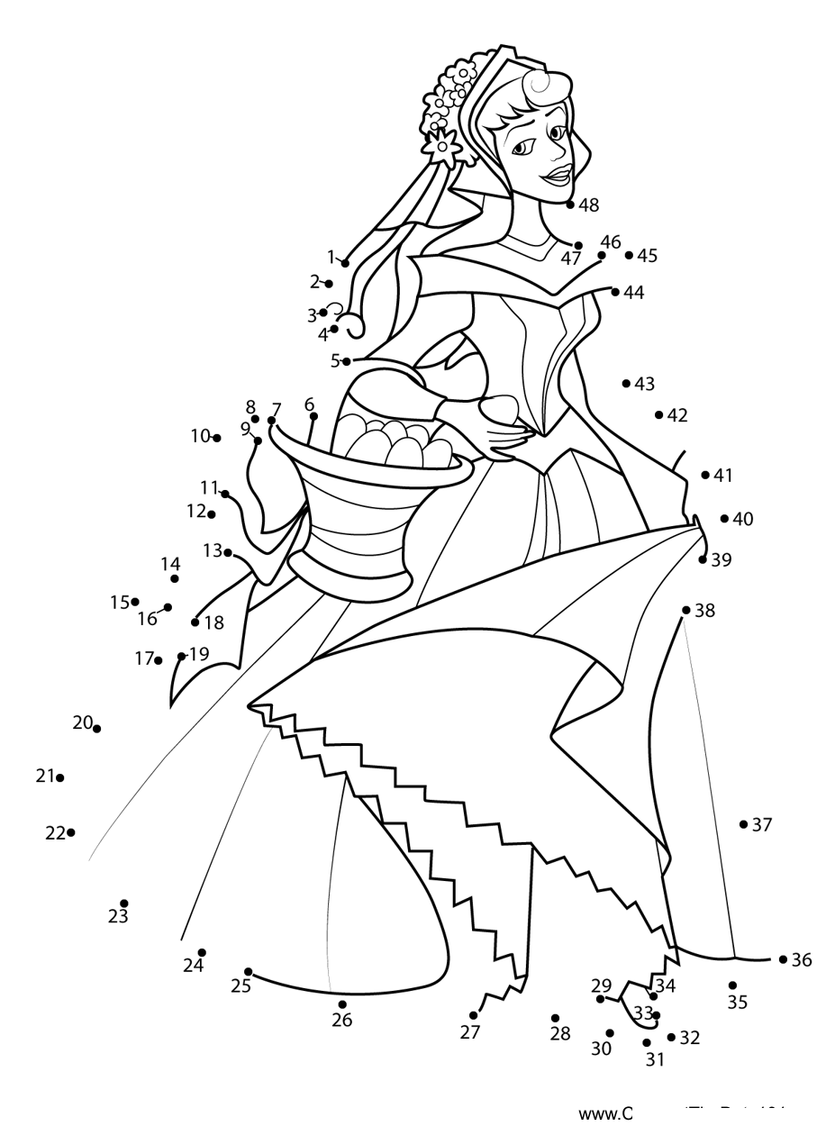 Aurora-Celebrate-Easter dot to dot worksheets