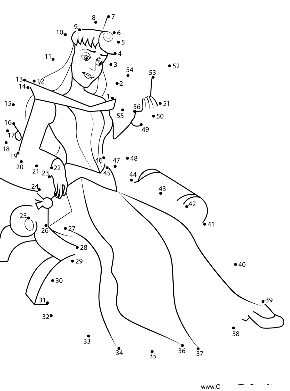 Aurora-Magic-Story-Reading dot to dot worksheets