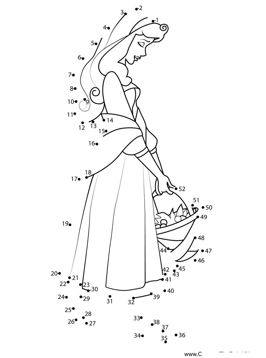 Aurora-Walking dot to dot worksheets