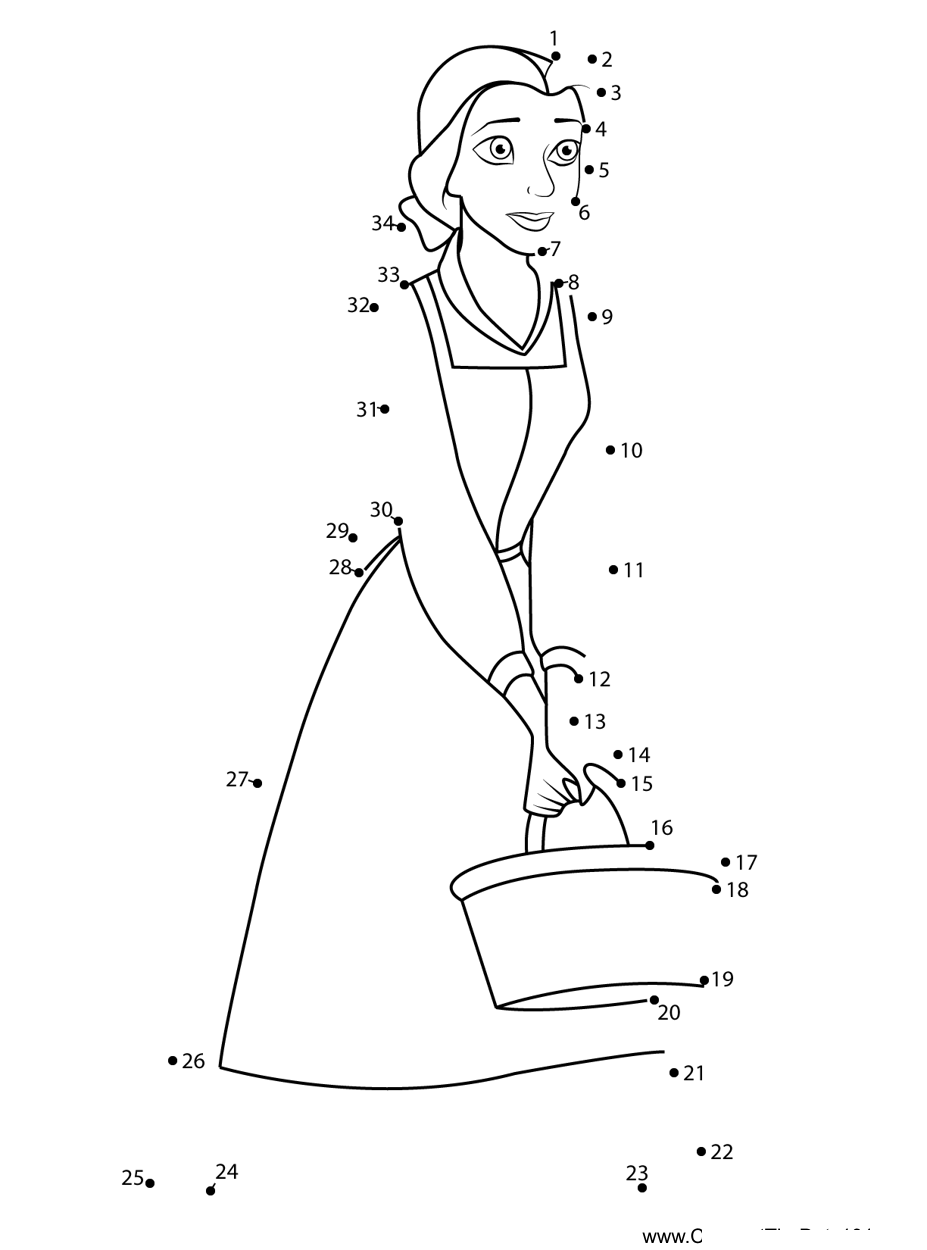 Belle-Concern dot to dot worksheets