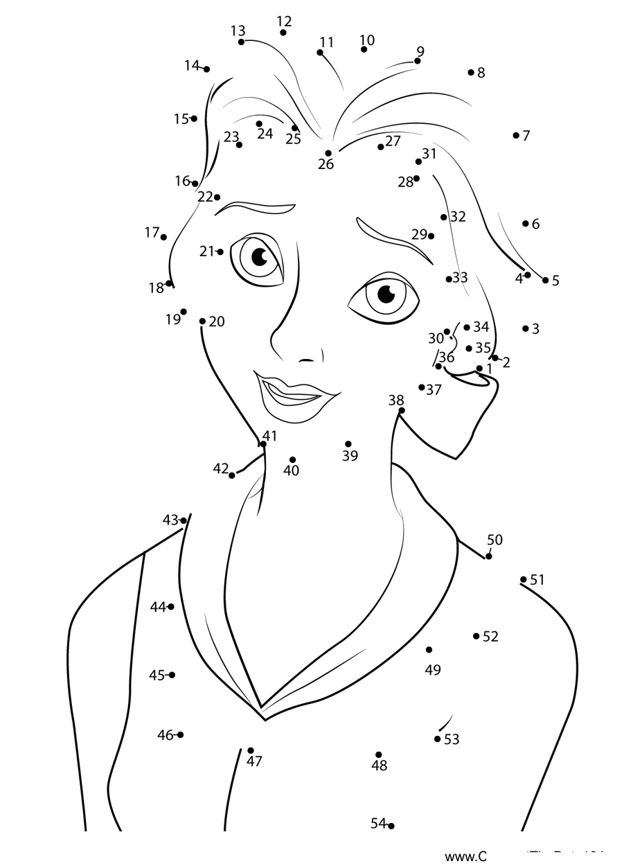 Belle-Pretty dot to dot worksheets