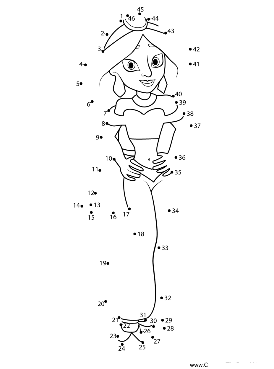 Stylish-Jasmine dot to dot worksheets