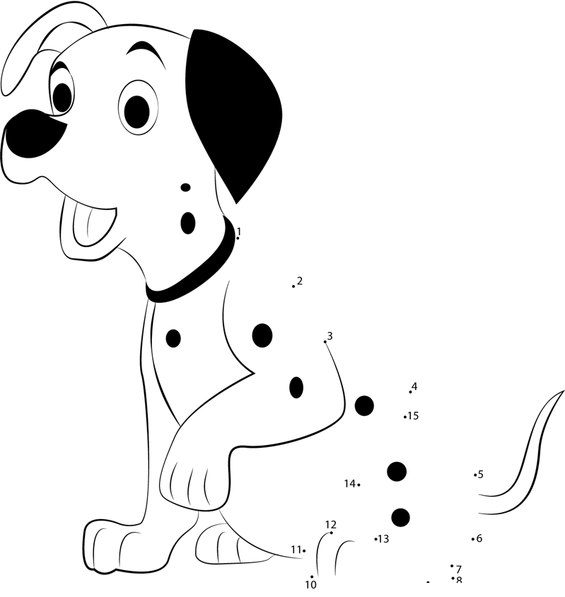 Call-The-Dog-Dot-To-Dot dot to dot worksheets