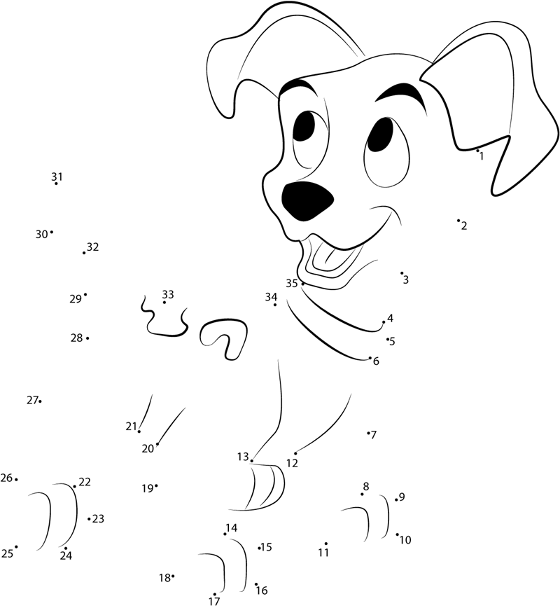 Lucky-Dot-To-Dot dot to dot worksheets