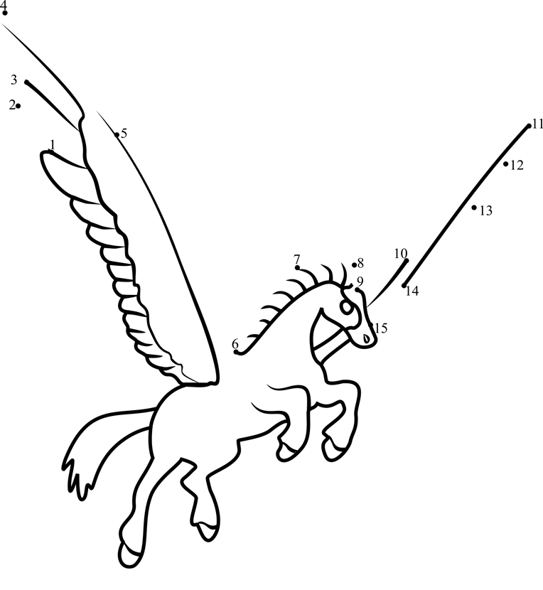 Father-Pegasus-From-Fantasia-Dot-To-Dot printable dot to dot worksheet