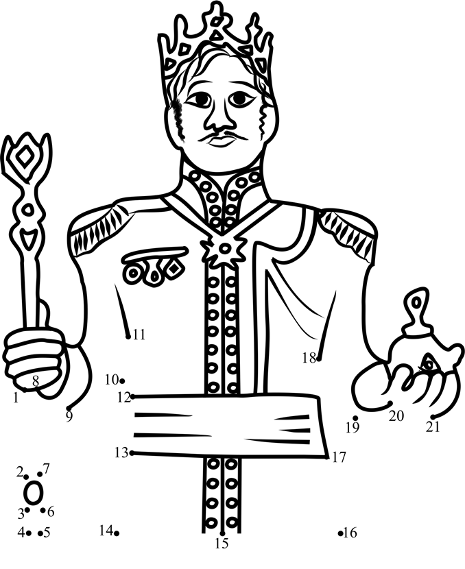 King-Of-Arendelle-Frozen-Dot-To-Dot printable dot to dot worksheet