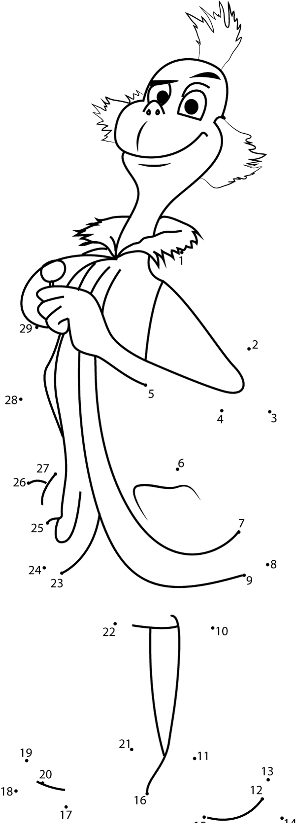 Mayor-Horton-Dot-To-Dot printable dot to dot worksheet