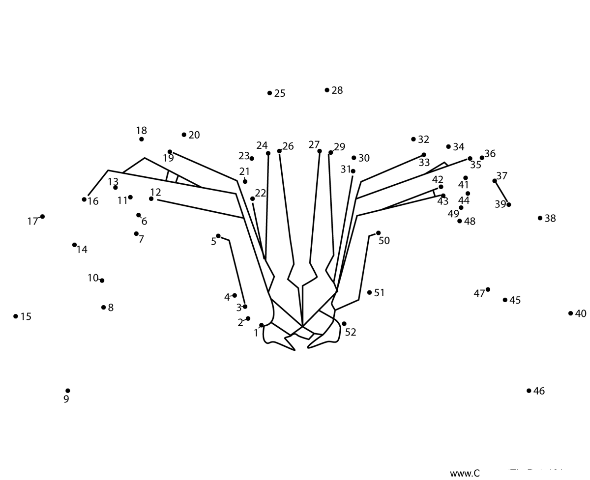 The-Origami-Figure-Kubo-And-The-Two-Strings printable dot to dot worksheet