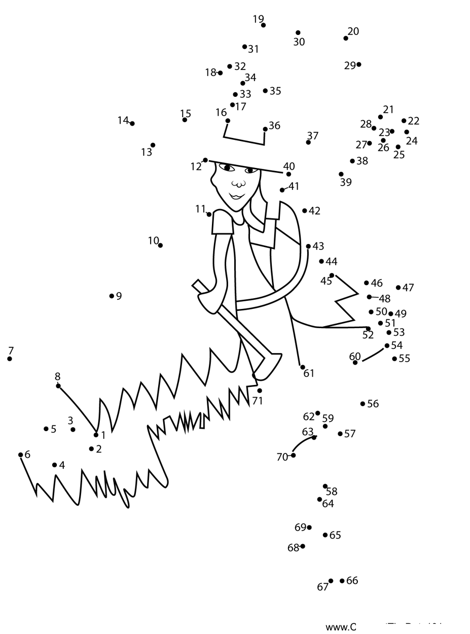 The-Sister-Washi-Kubo-And-The-Two-Strings printable dot to dot worksheet