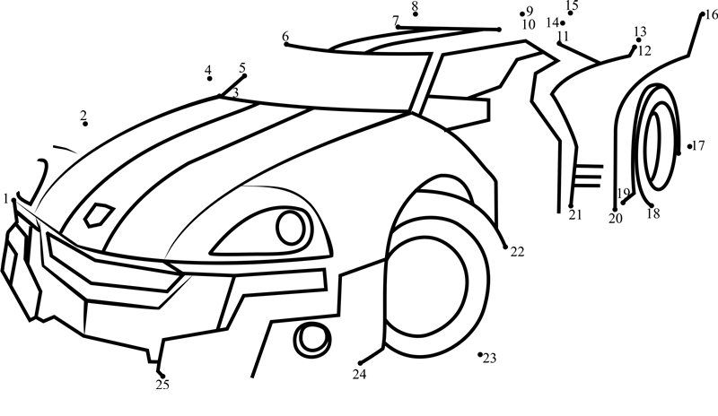 Jazz-Disguised-From-Transformers-Dot-To-Dot dot to dot worksheets