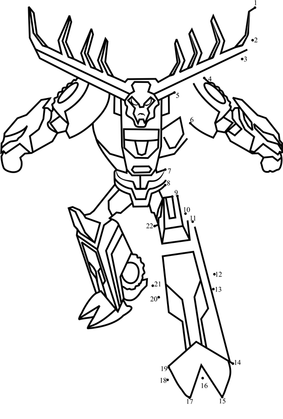 Thunderhoof-From-Transformers-Dot-To-Dot dot to dot worksheets