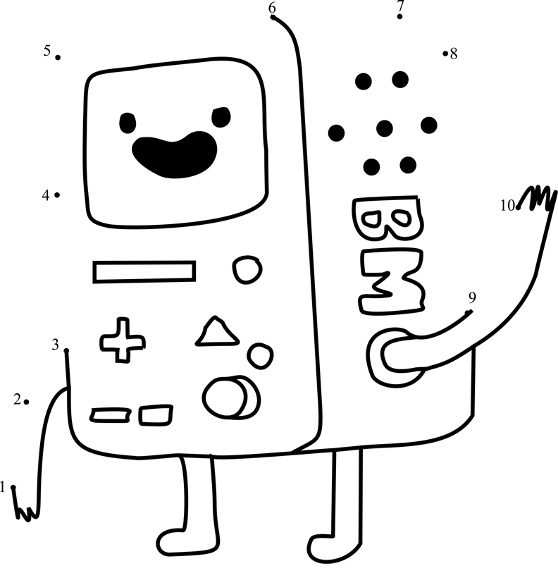 Bmo-Dot-To-Dot dot to dot worksheet