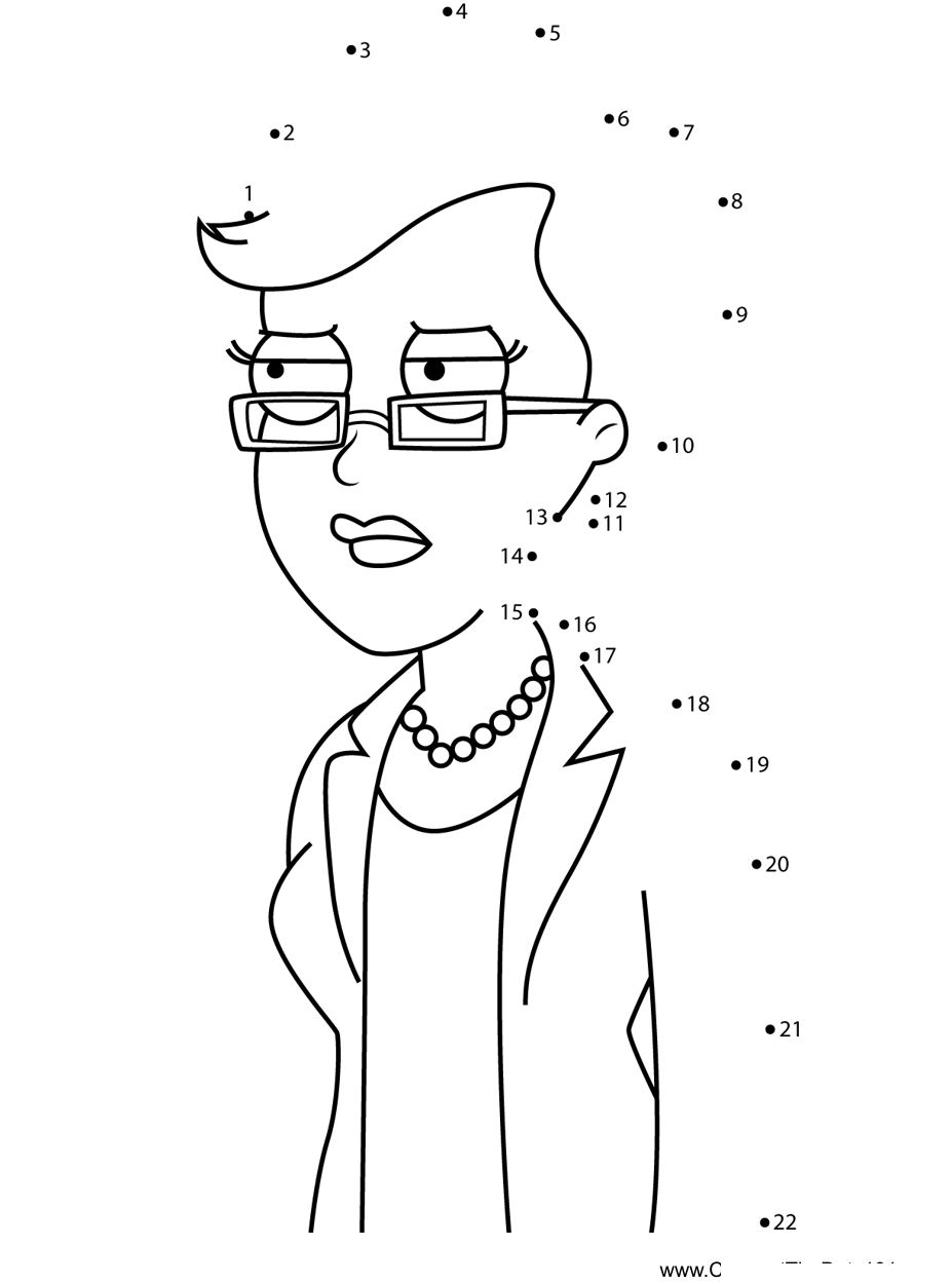 Meg-Penner-American-Dad dot to dot worksheets