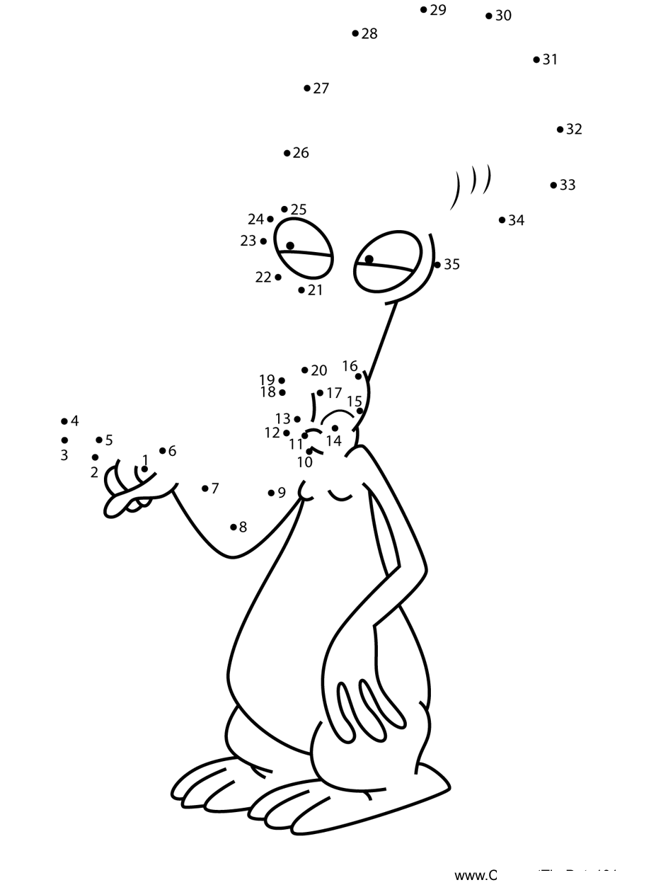 Roger-The-Alien-American-Dad dot to dot worksheets