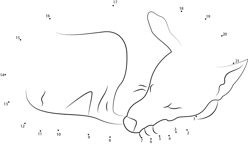 Sweet Dreams Dog dot to dot worksheets