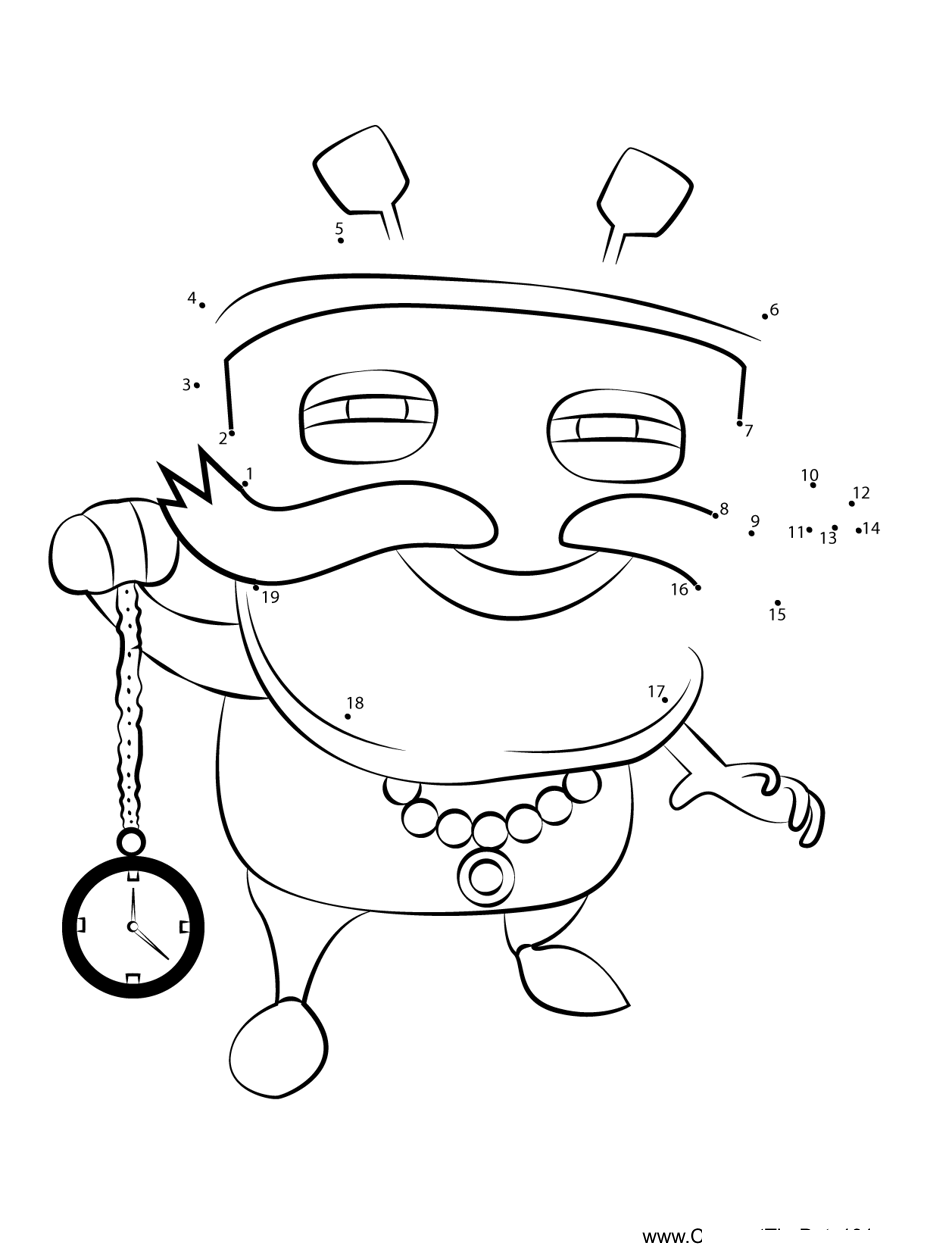 Wak-Baga-Ga-Boboiboy printable dot to dot worksheet