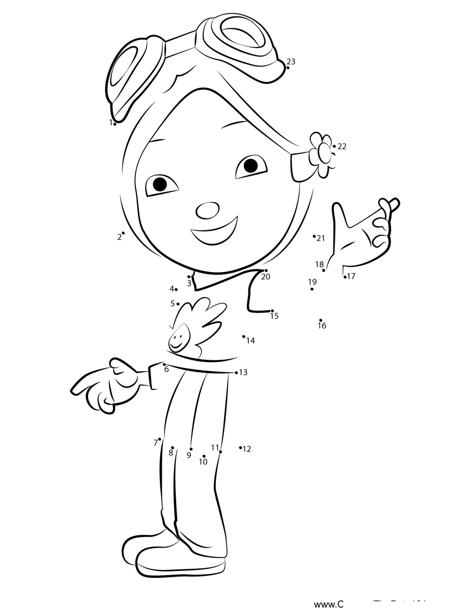 Yaya-Yah-Boboiboy printable dot to dot worksheet