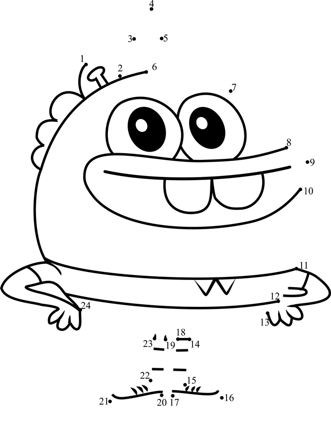 Buhdeuce-From-Breadwinners-Dot-To-Dot printable dot to dot worksheet