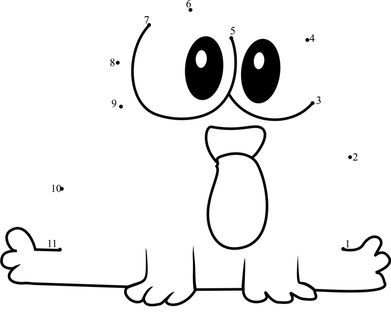 Jelly-From-Breadwinners-Dot-To-Dot printable dot to dot worksheet