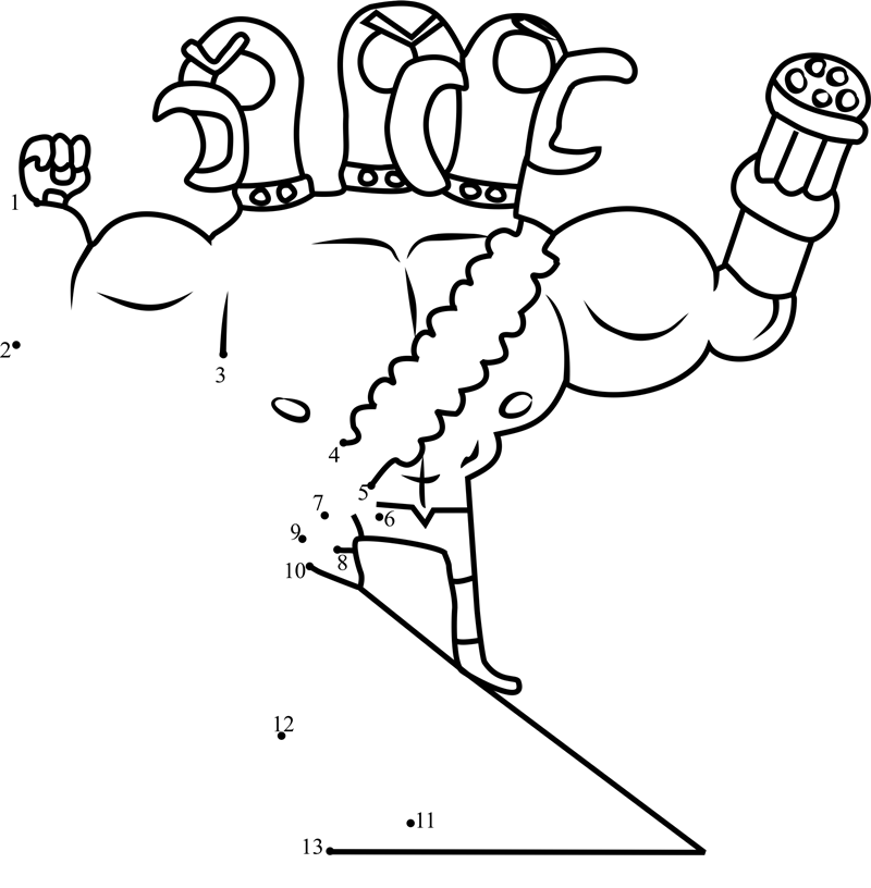 Three-Headed-Birdman-From-Breadwinners-Dot-To-Dot printable dot to dot worksheet