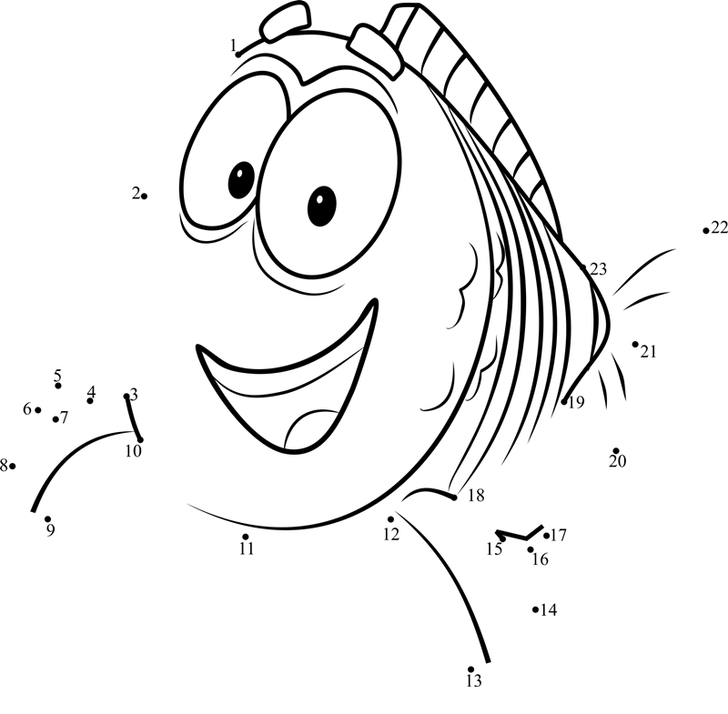 Mr-Grouper-From-Bubble-Guppies-Dot-To-Dot printable dot to dot worksheet