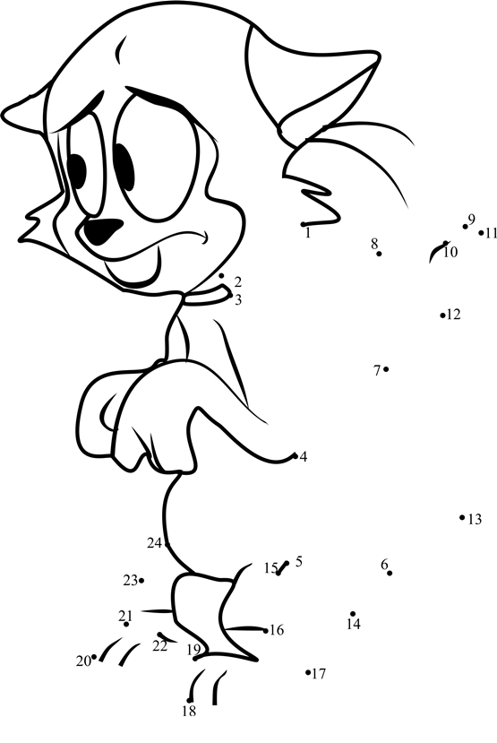 Chester-The-Cat-Dot-To-Dot printable dot to dot worksheet