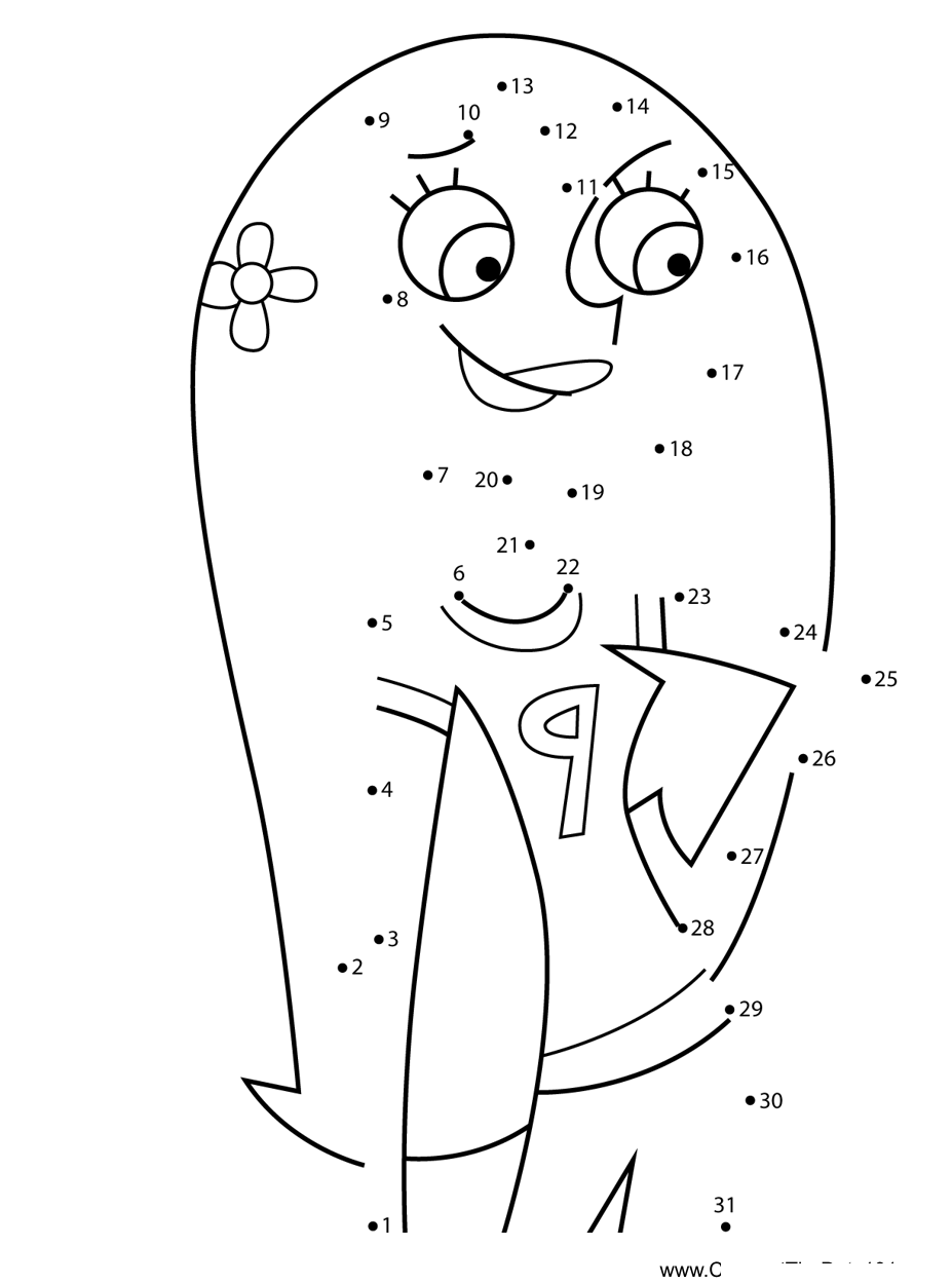 Star-Danny-Phantom printable dot to dot worksheet