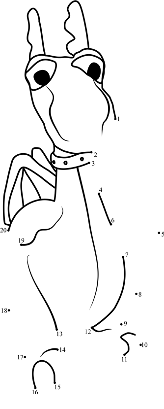 Stuffy-Philbert-Dot-To-Dot dot to dot worksheets