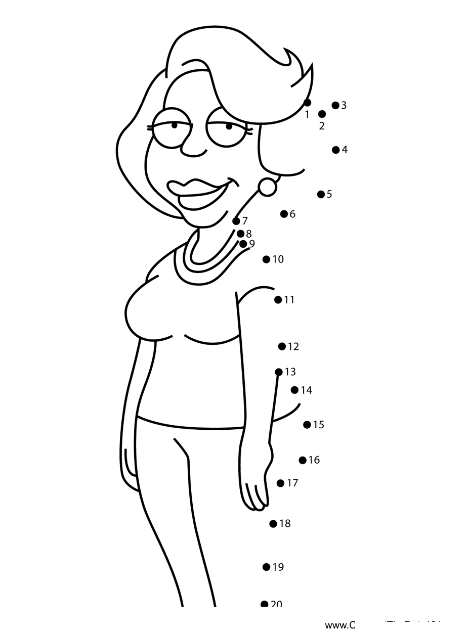 Donna-Tubbs-Brown-Family-Guy dot to dot worksheets