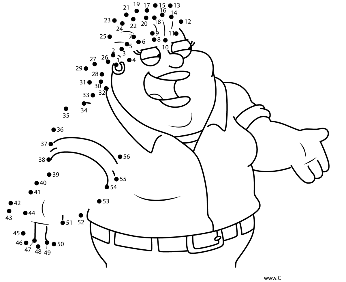 Karen-Griffin-Family-Guy dot to dot worksheets