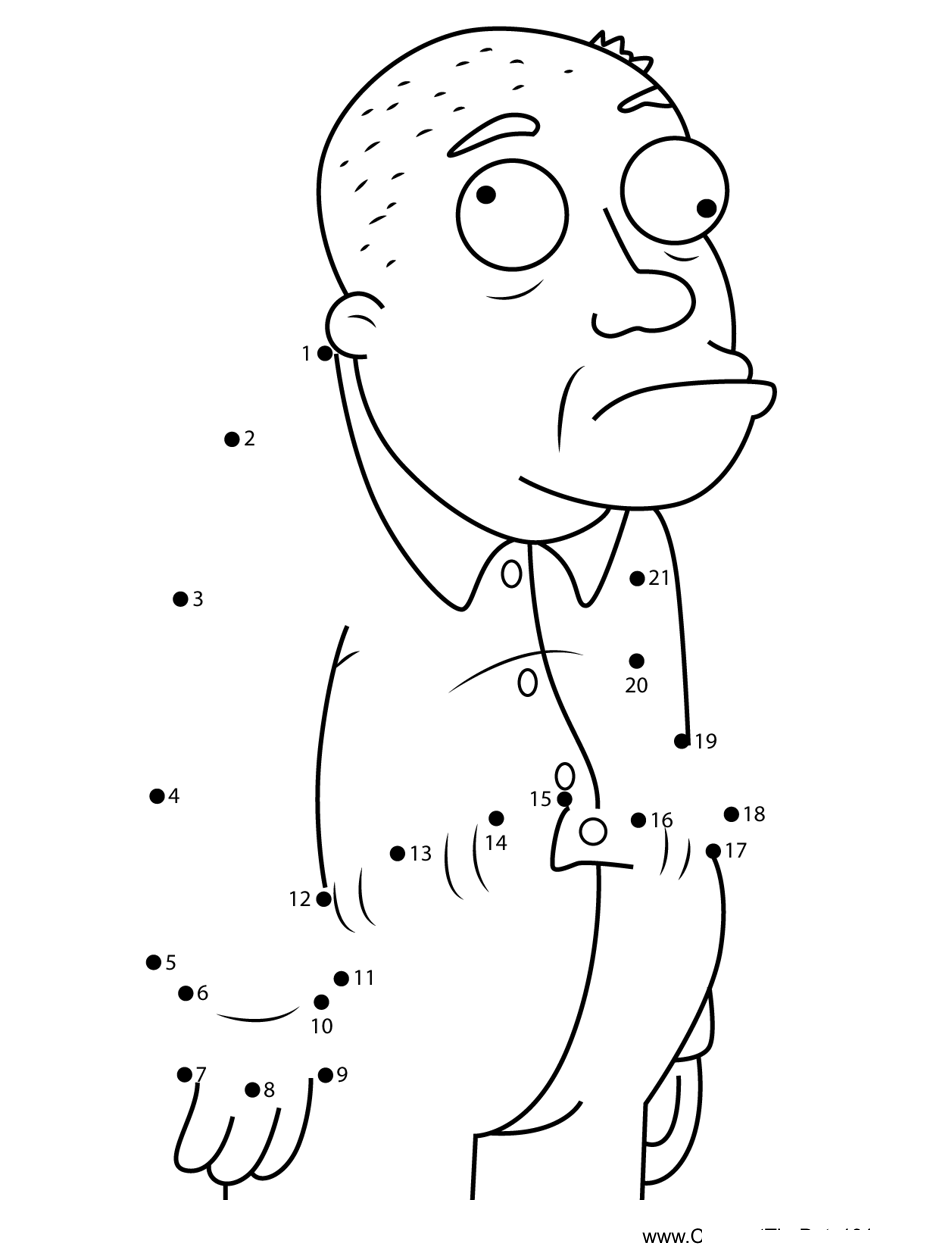 Opie-Family-Guy dot to dot worksheets