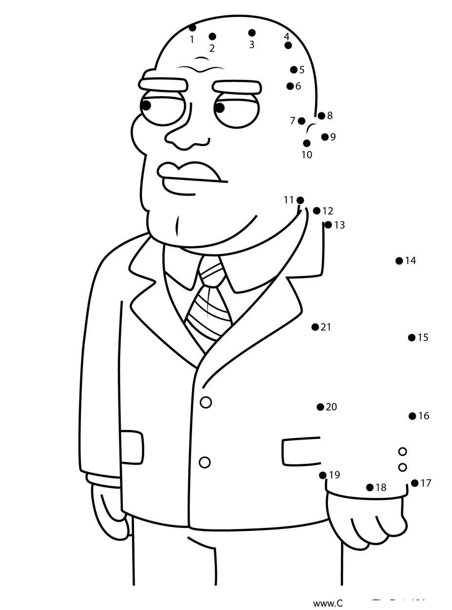 Preston-Lloyd-Family-Guy dot to dot worksheets