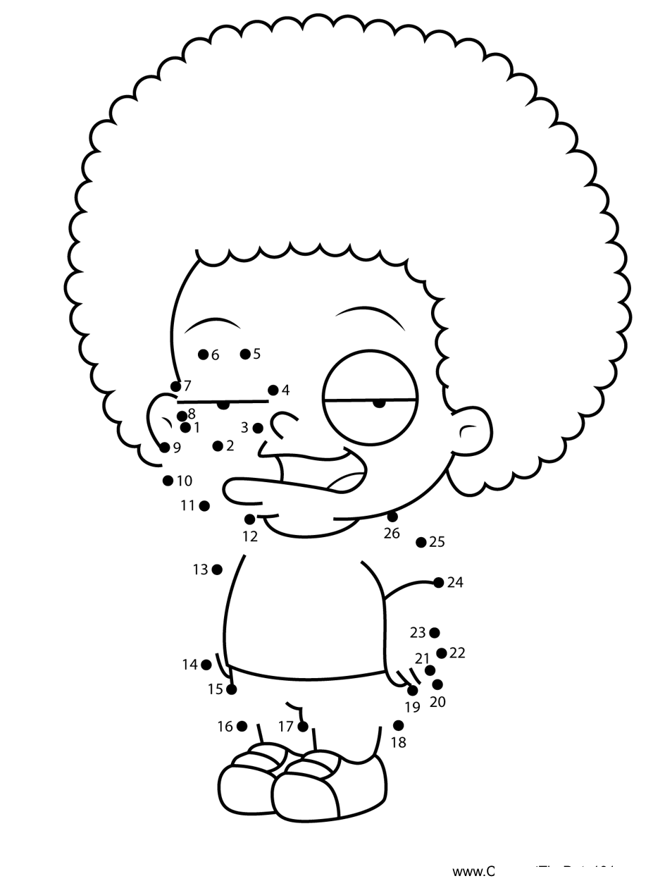 Rallo-Tubbs-Family-Guy dot to dot worksheets