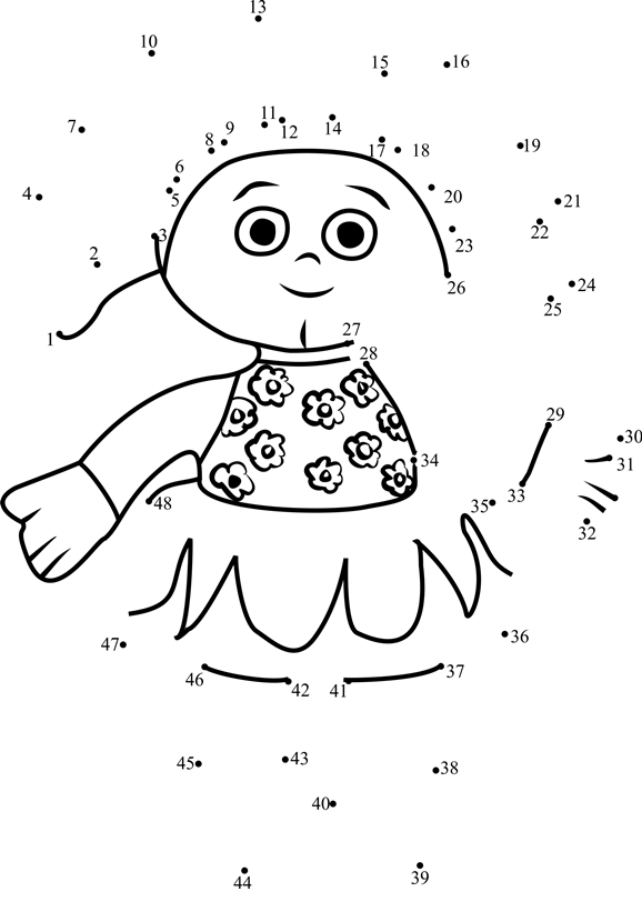 Upsy-Daisy-Dot-To-Dot printable dot to dot worksheet