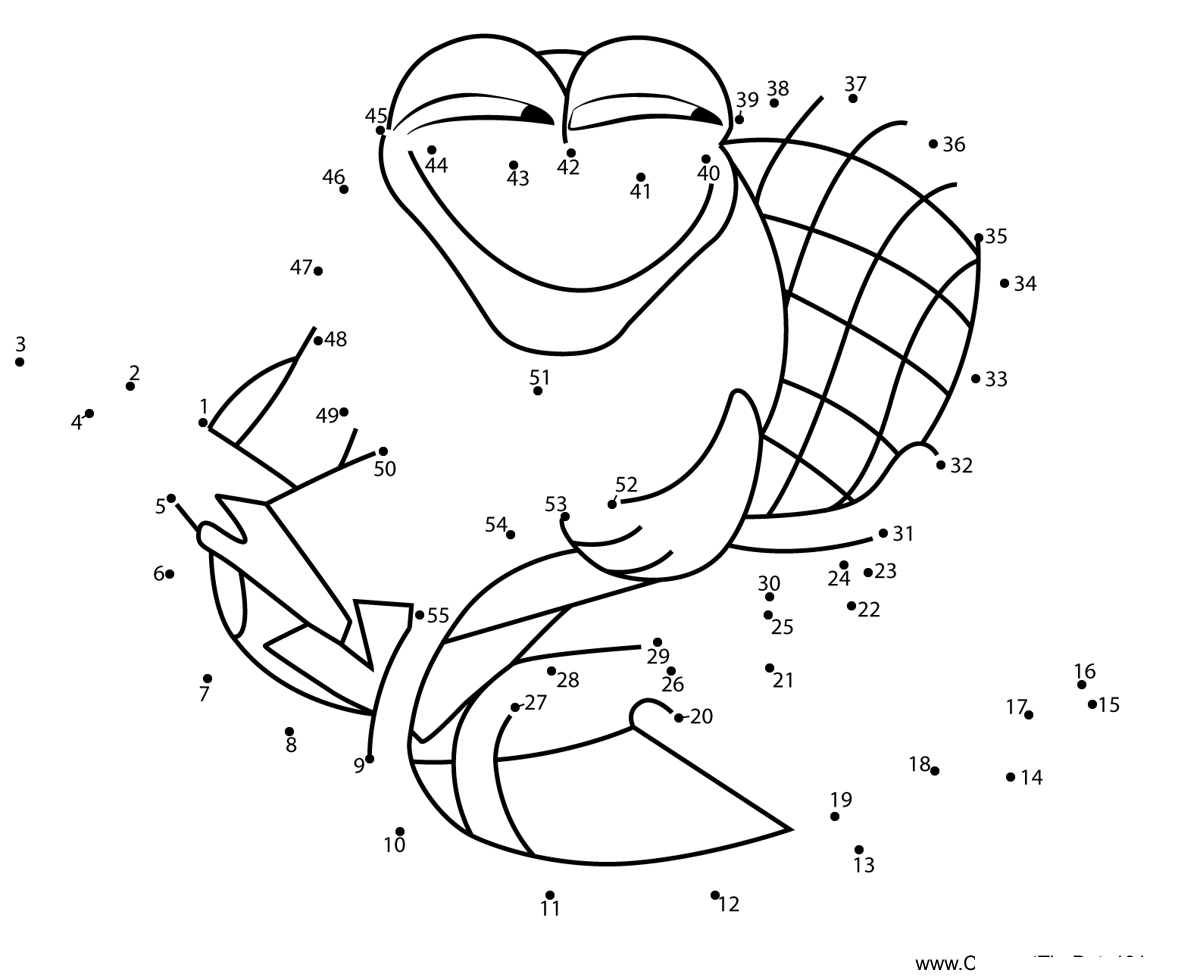 Bigoriki-Enjoy-Morning-With-Newpepar-Kikoriki dot to dot worksheets