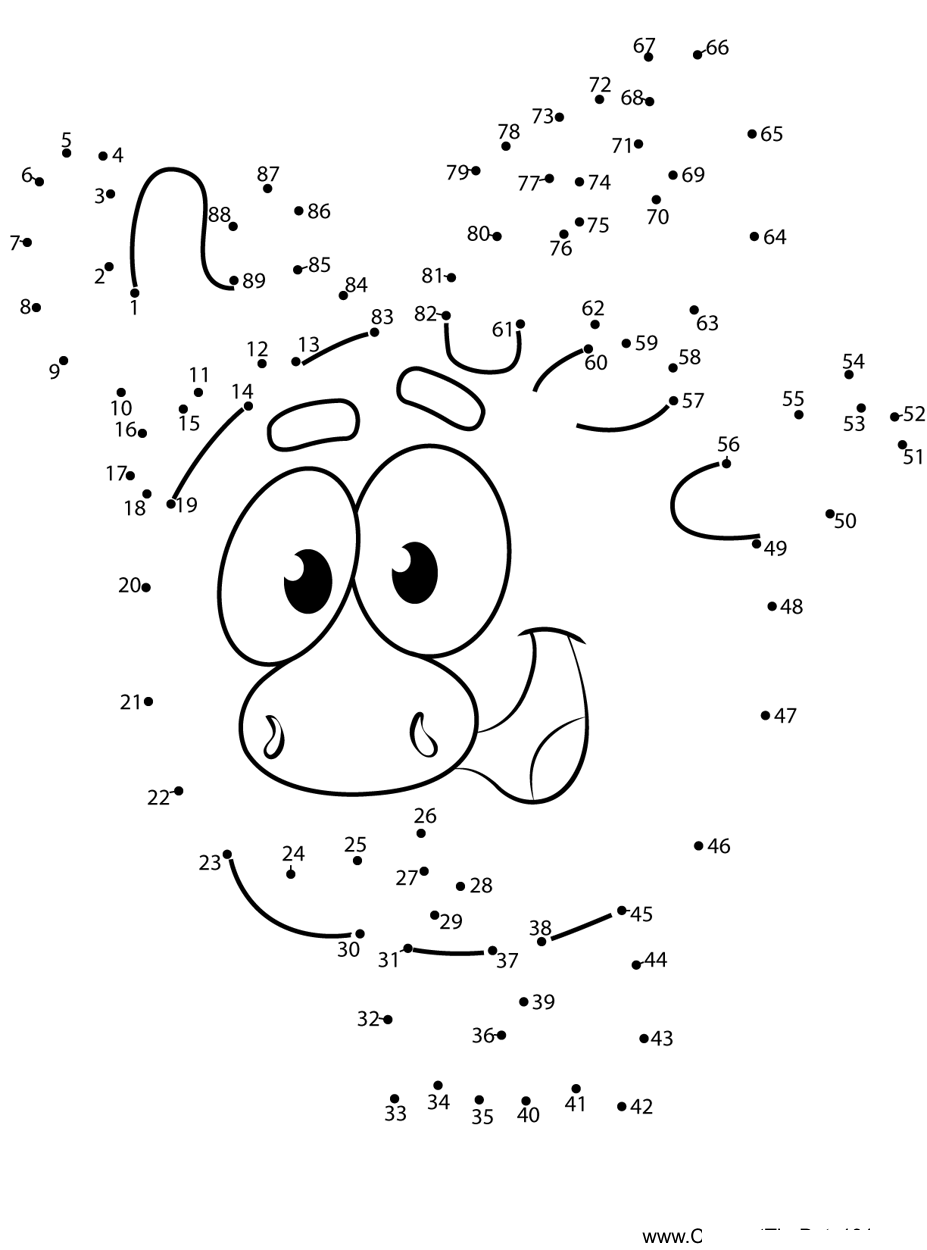 Dokko-Kikoriki printable dot to dot worksheet