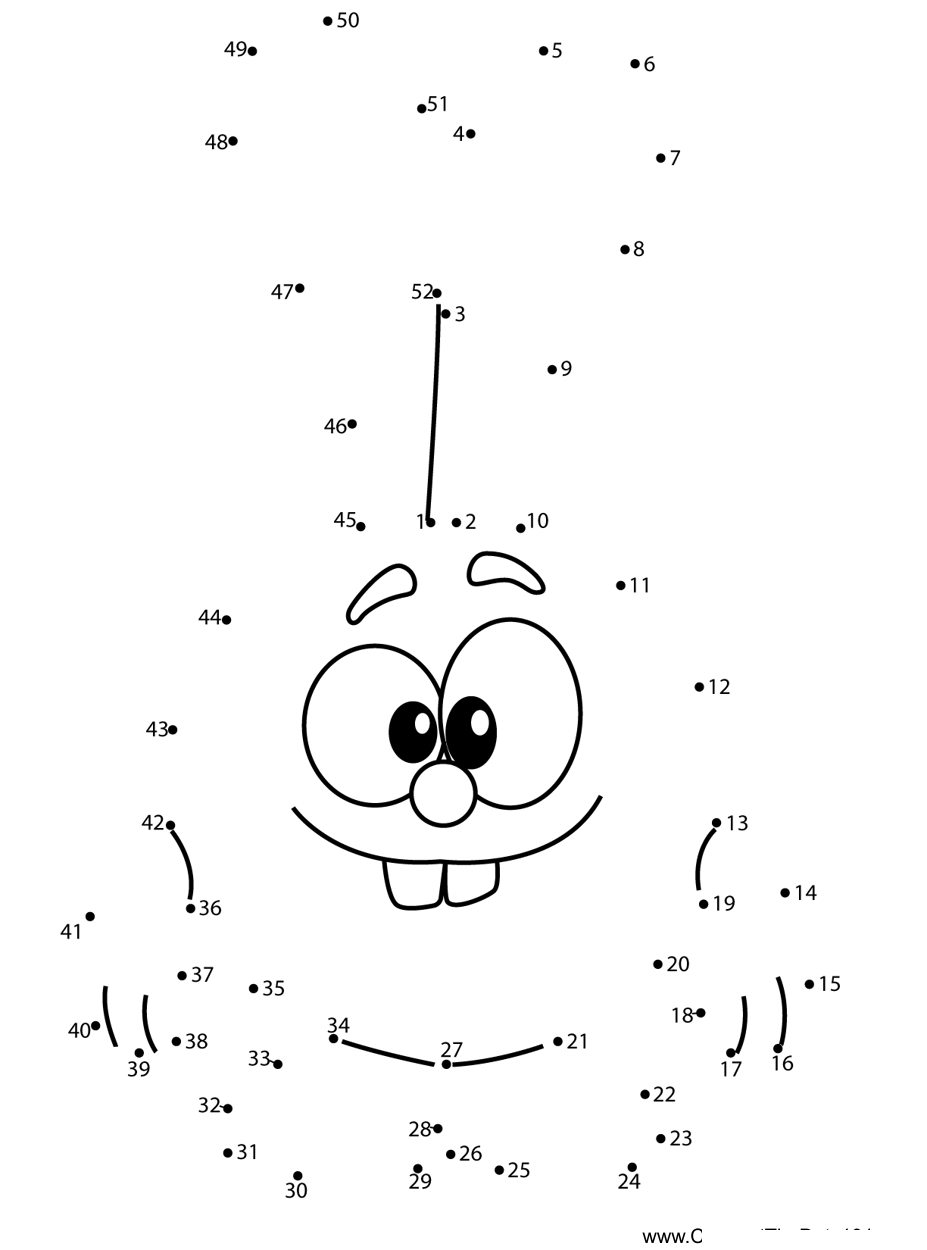 Krash-Kikoriki printable dot to dot worksheet