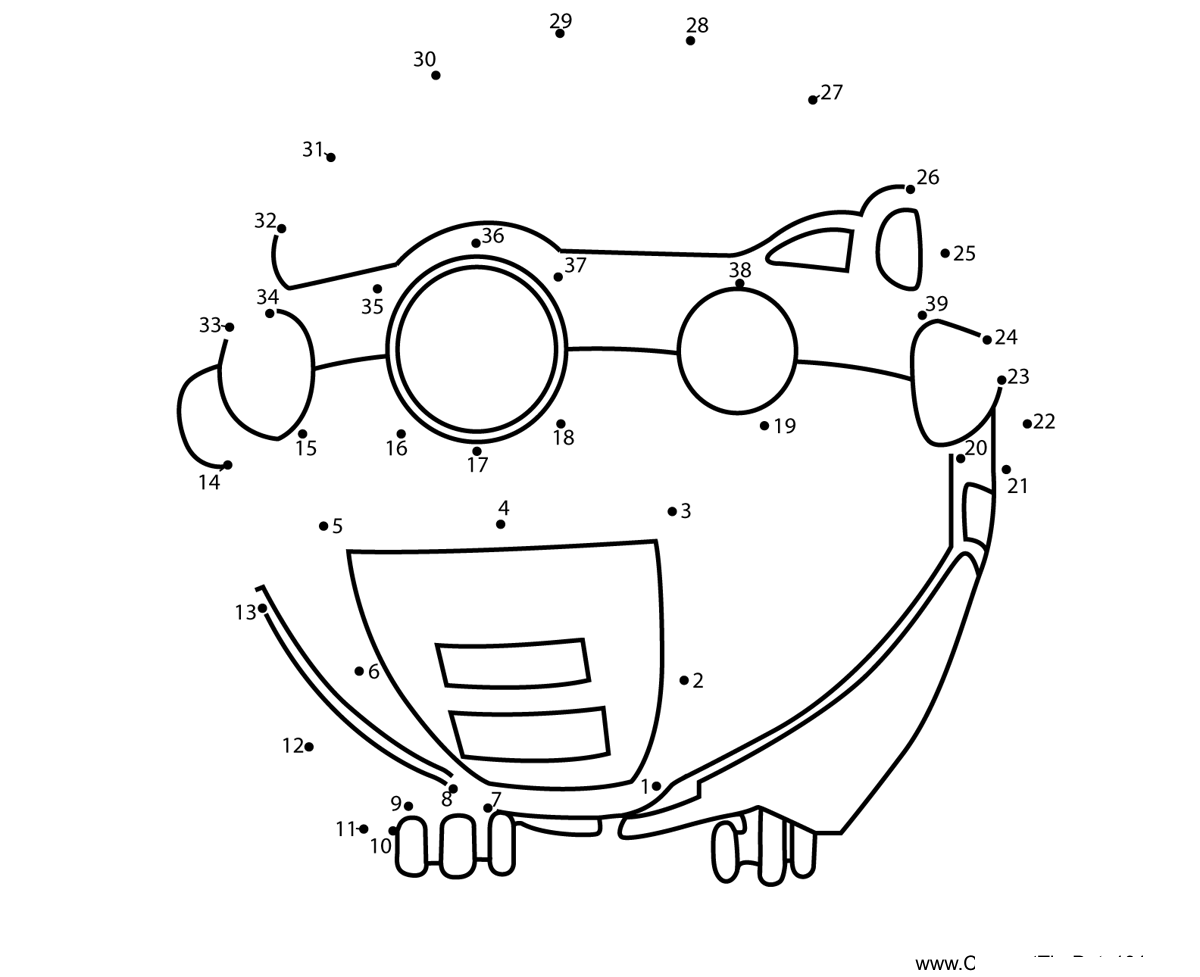 Sharolyot-Spacecraft-Kikoriki printable dot to dot worksheet