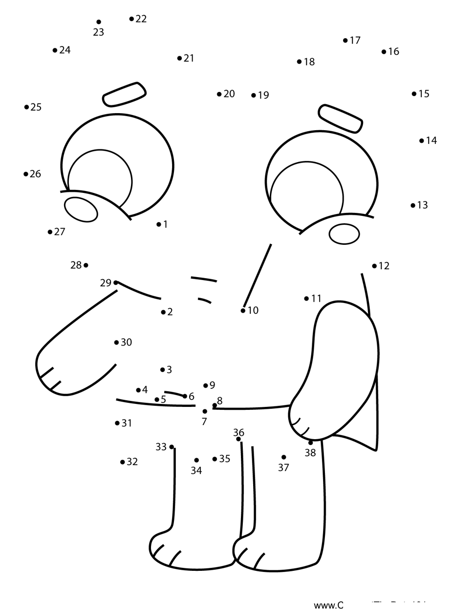 The-Catelephant-Kit-And-Kate dot to dot worksheets