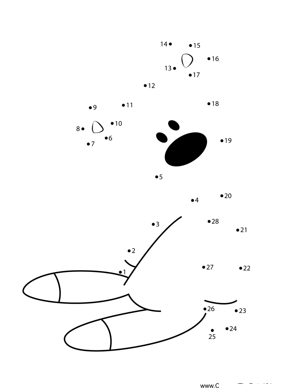 Teddy-Mr-Bean printable dot to dot worksheet