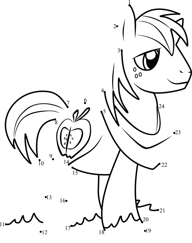 Big-Mcintosh-My-Little-Pony-Dot-To-Dot printable dot to dot worksheet