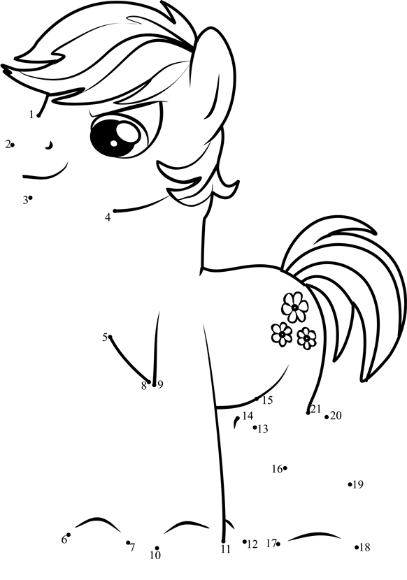 Double-Diamond-My-Little-Pony-Dot-To-Dot dot to dot worksheets