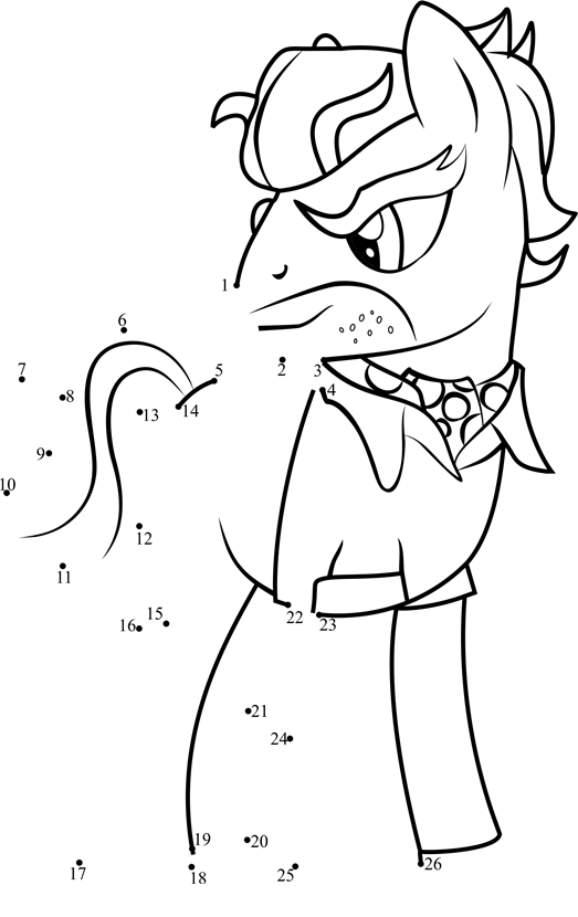 Dr-Caballeron-My-Little-Pony-Dot-To-Dot dot to dot worksheets